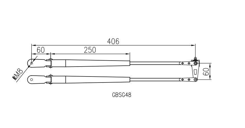 GBSG49 小型雙桿刮臂