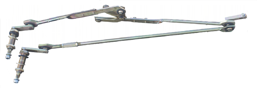 圓管臥式對刮連動桿